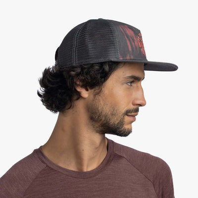 Buff Trucker Cap Ikshi Terracotta UV Mesh Cap