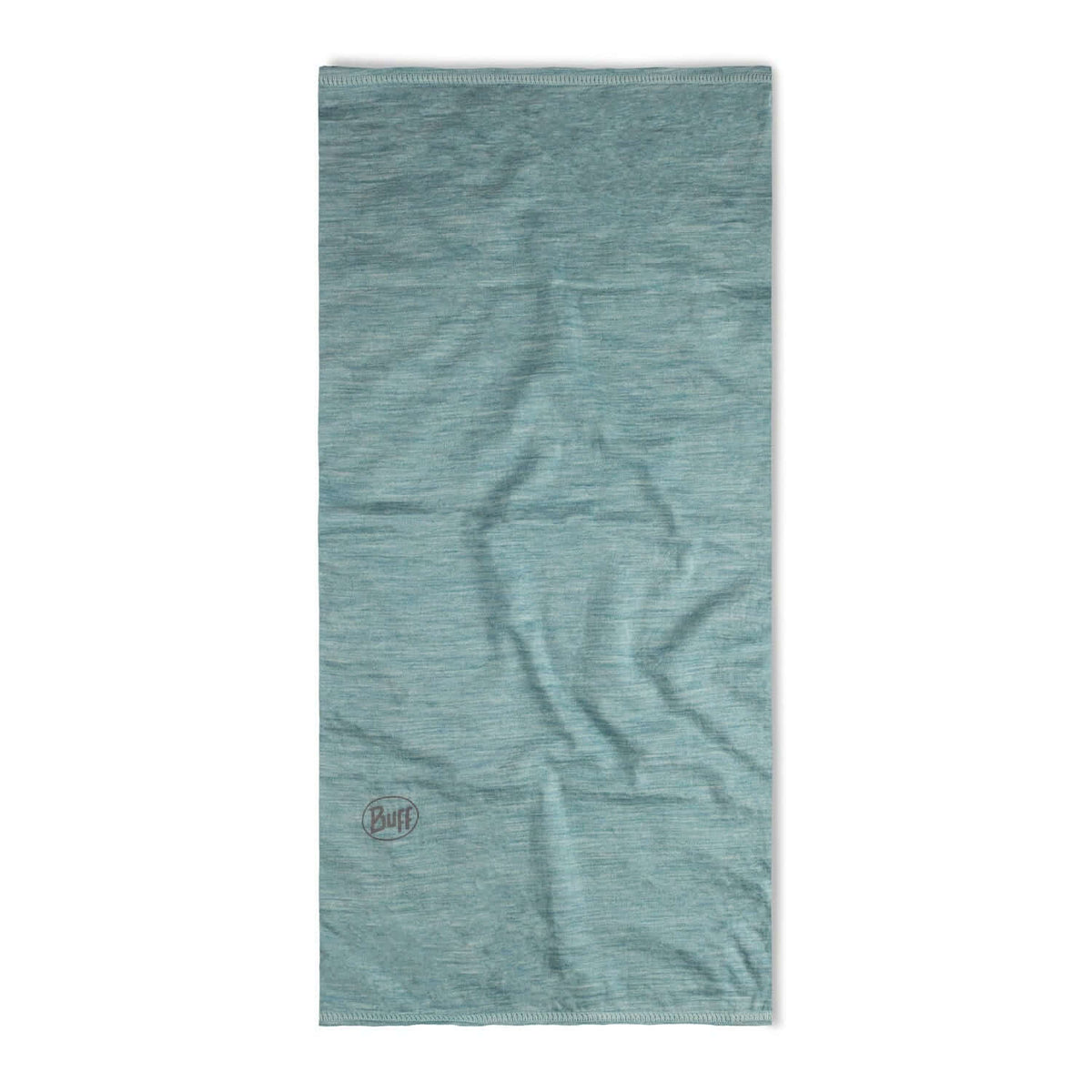 Buff Merino Lightweight Neckwear Solid Pool Blue