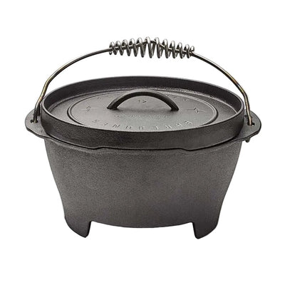 Barebones Classic Cast Iron Dutch Oven 12 in - Shop  Dutch Ovens at  Trekaline
