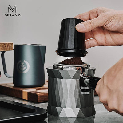 Muvna 58mm Aluminum Coffee Dosing Cup Black