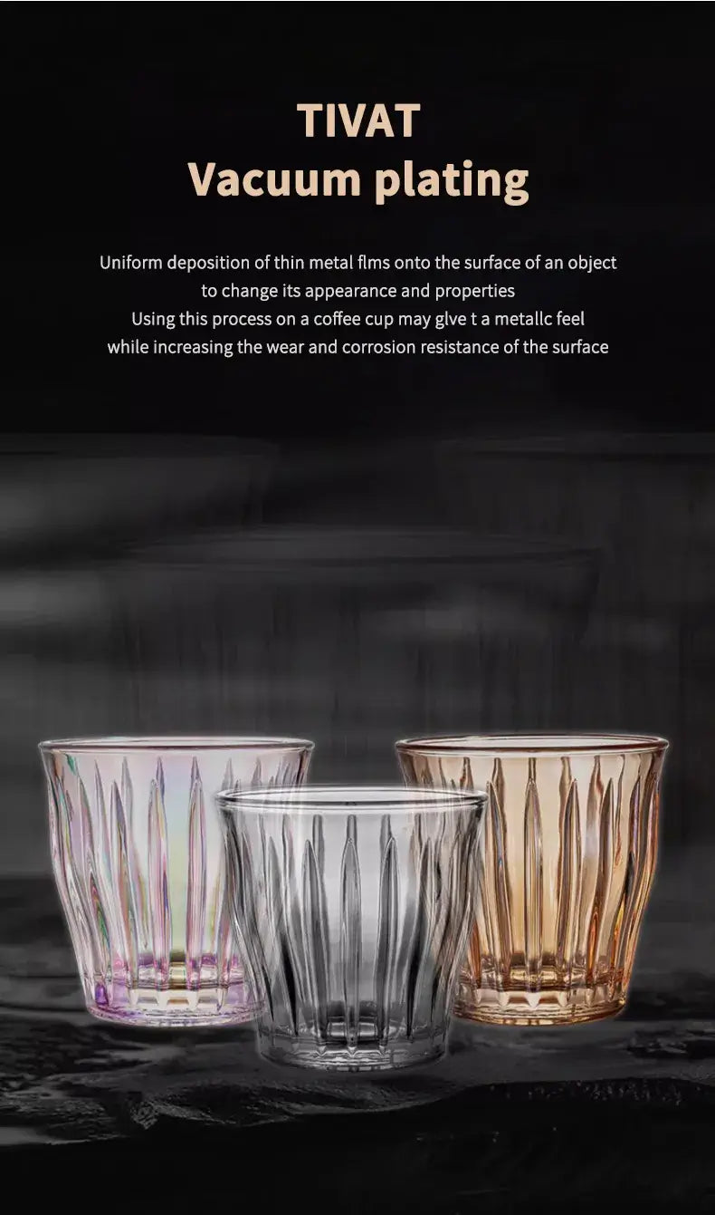 Muvna TIVAT Ribbed Glass Cup 100 ml