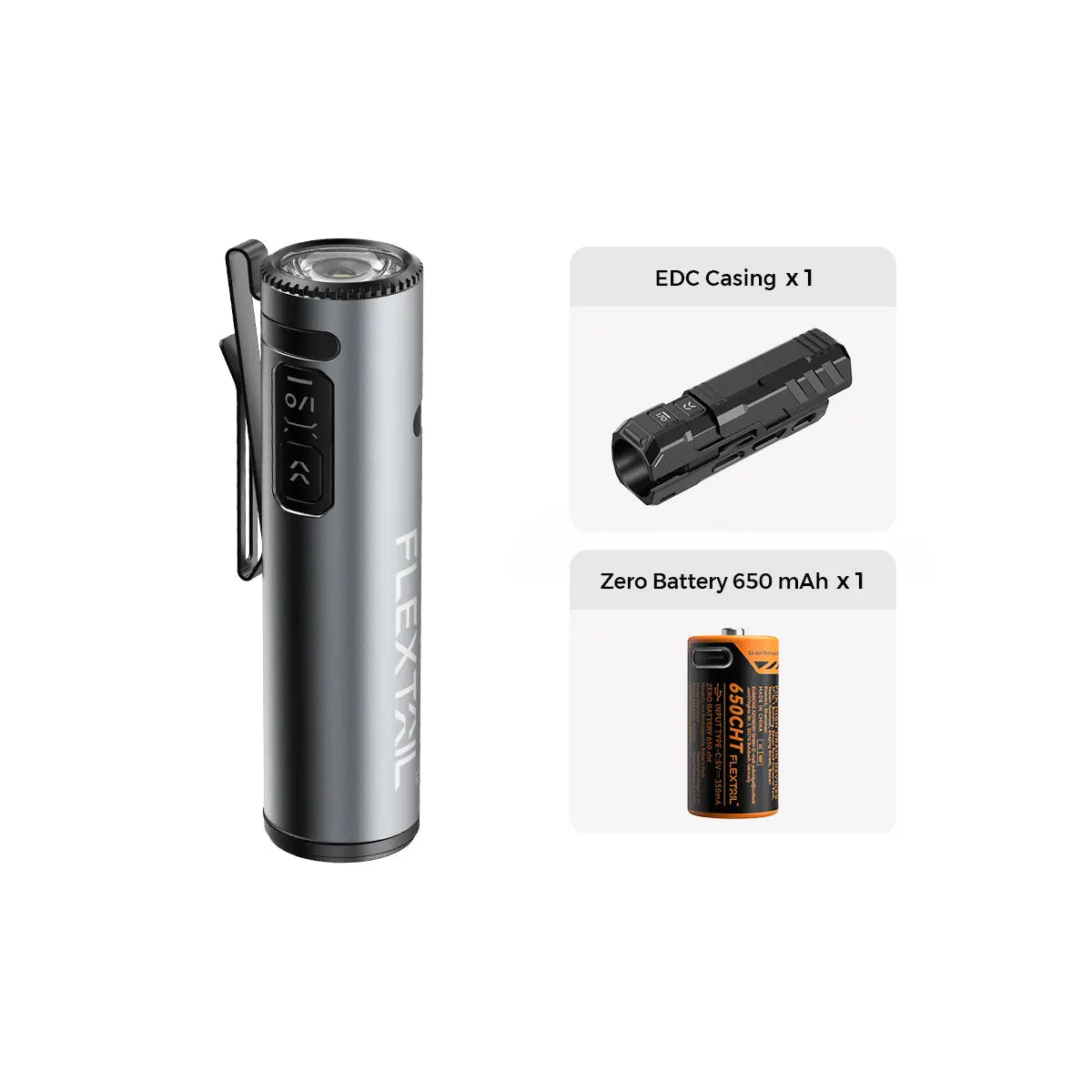 Flextail Zero Flashlight 1200 EDC Pocket Light - Shop Flashlights at Trekaline