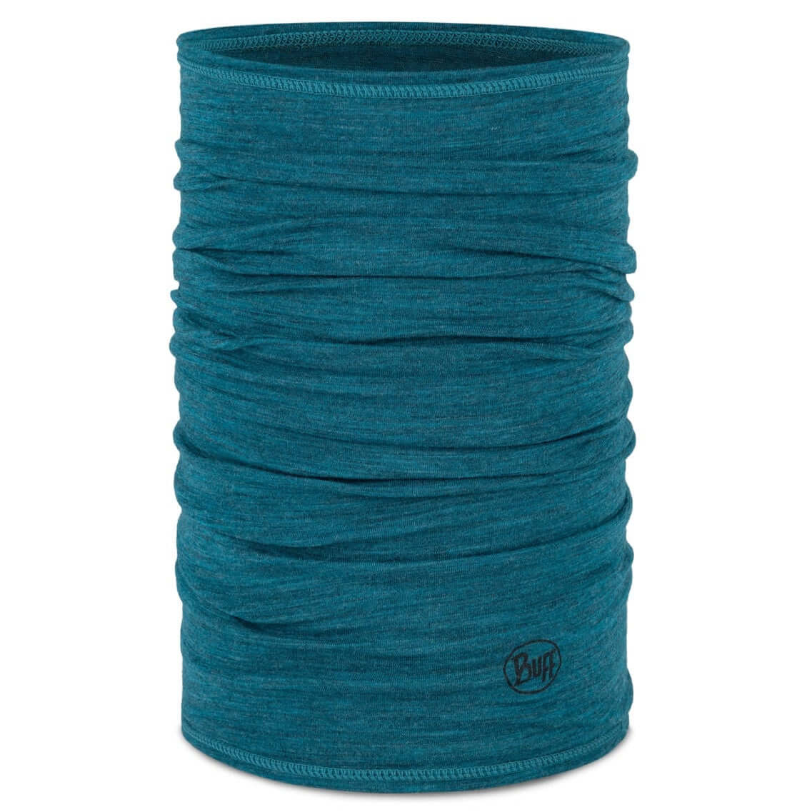 Buff Merino Lightweight Neckwear Solid Teal Scarf