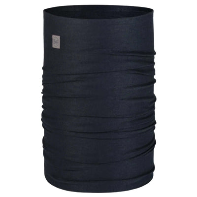 Buff Thermonet Neckwear Solid Black Insulated UV Scarf