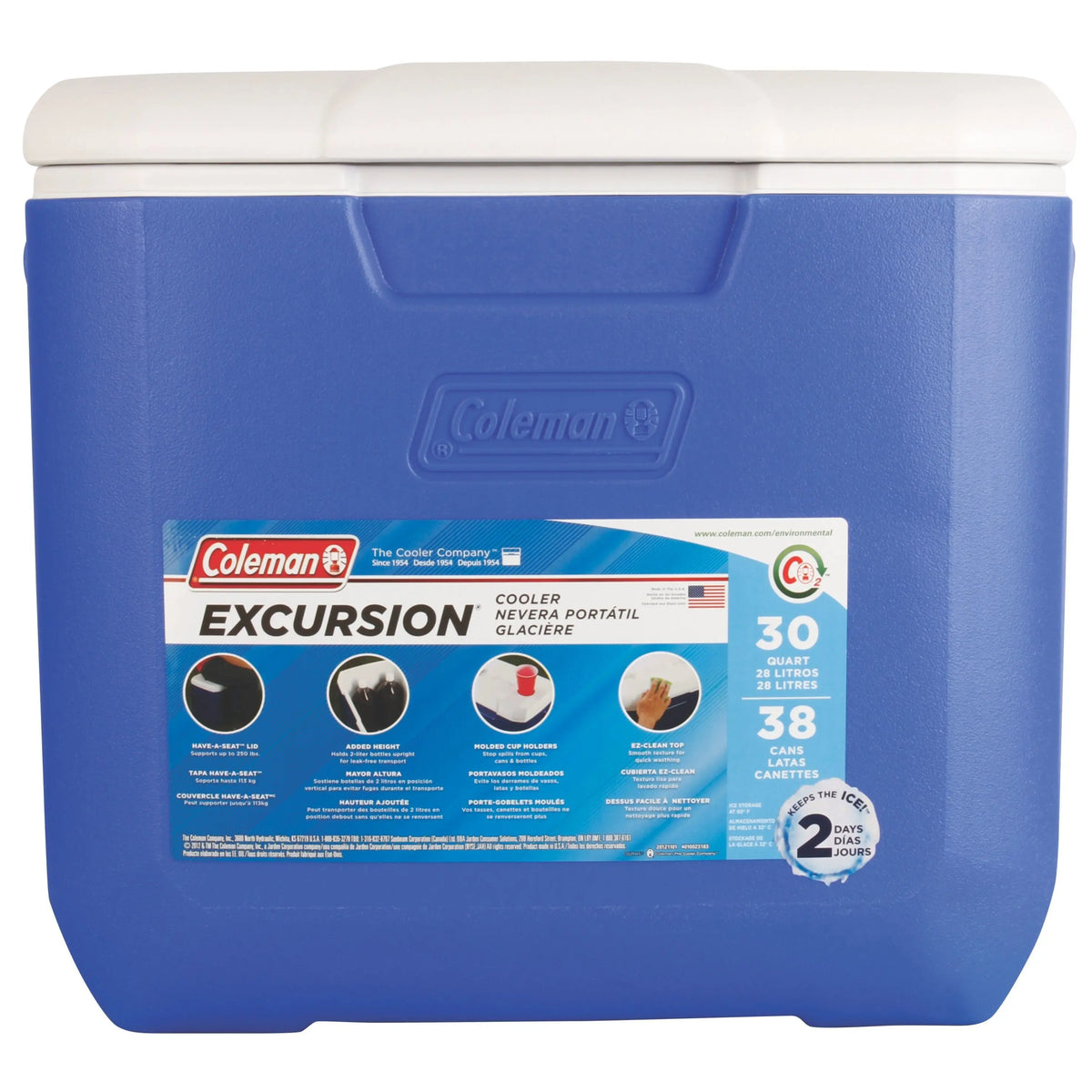 Coleman Excursion 30 Cooler - Shop  Hard-sided Coolers at  Trekaline