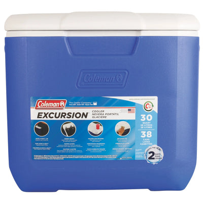 Coleman Excursion 30 Cooler - Shop  Hard-sided Coolers at  Trekaline