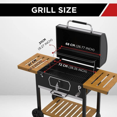 Royal Gourmet Deluxe 30-Inch Charcoal Grill