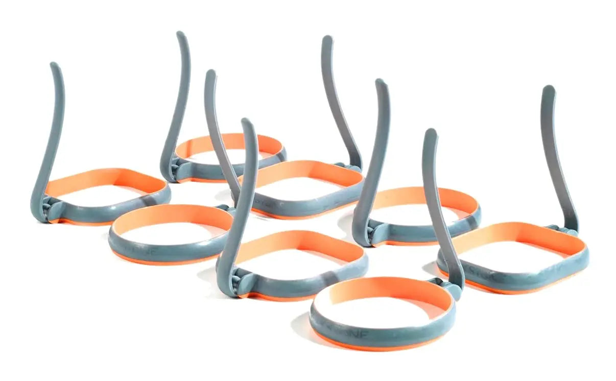 Blackstone Egg Ring Set - 8 Pack Silicone Square and Round