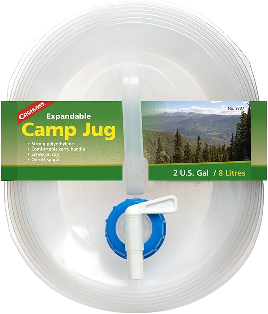 Coghlan's Expandable Camp Jug 2 Gallon - Shop  Water Jugs at  Trekaline