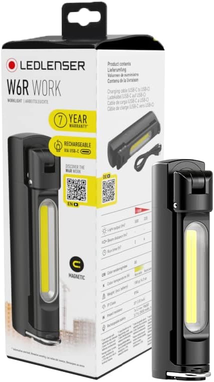 Ledlenser W6R Work Rechargeable Light - Shop  Flashlights at  Trekaline