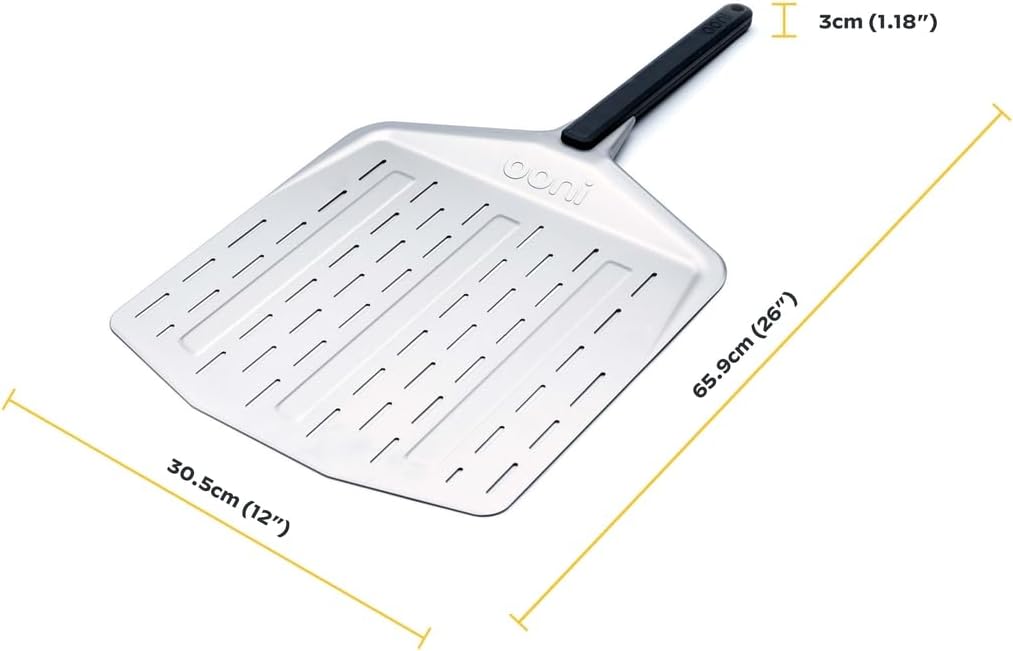 Ooni Perforated Pizza Peel Anodized Aluminum - Shop  Cookware Accessories at  Trekaline