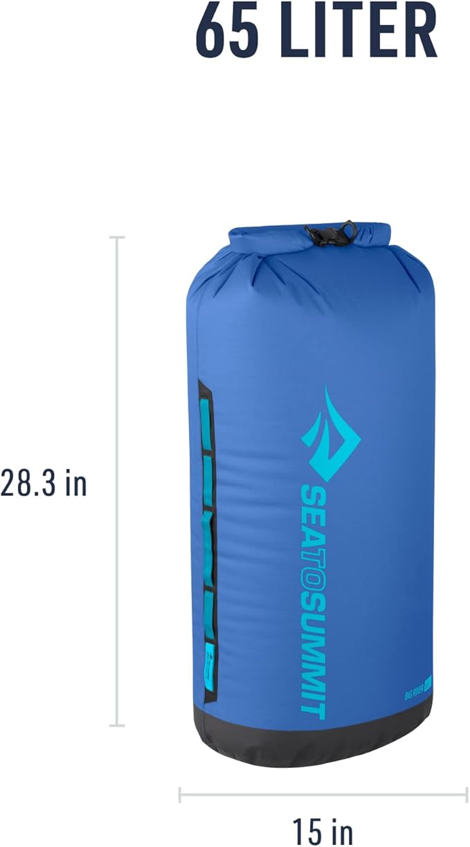 Sea to Summit Big River Dry Bag 65L - Shop  Roll-Top Dry Bags at  Trekaline