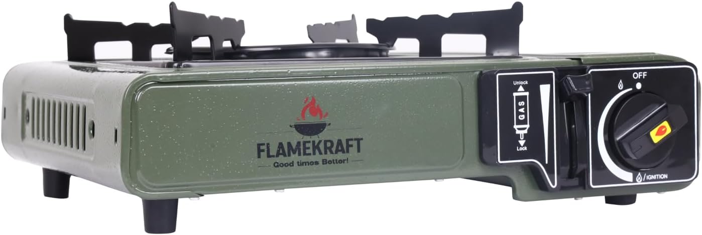 Flamekraft Portable Gas Stove with Ceramic Burner - Shop  Camp Stoves at  Trekaline