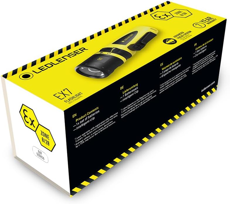 Ledlenser EX7 Intrinsically Safety Flashlight - Shop  Flashlights at  Trekaline