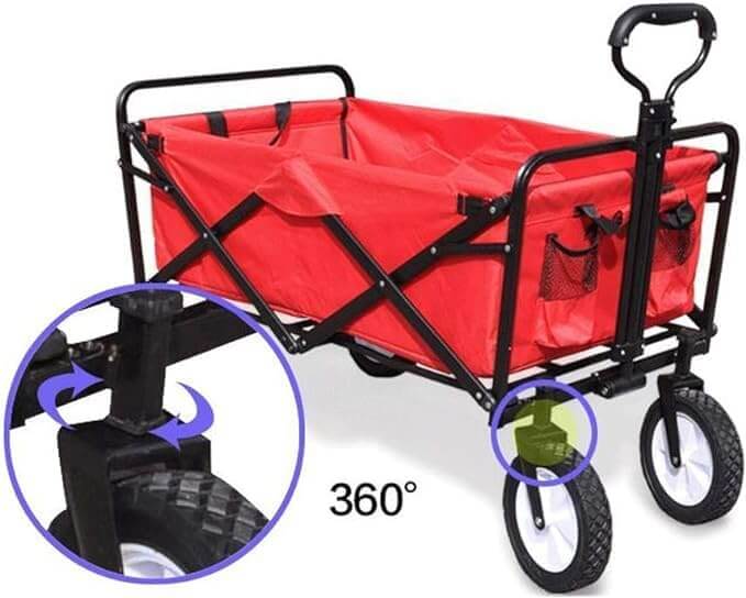 Procamp Heavy Duty Wagon Trolley - Shop  Beach Wagons and Bags at  Trekaline