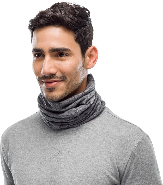 Buff Merino Lightweight Neckwear - Solid Grey
