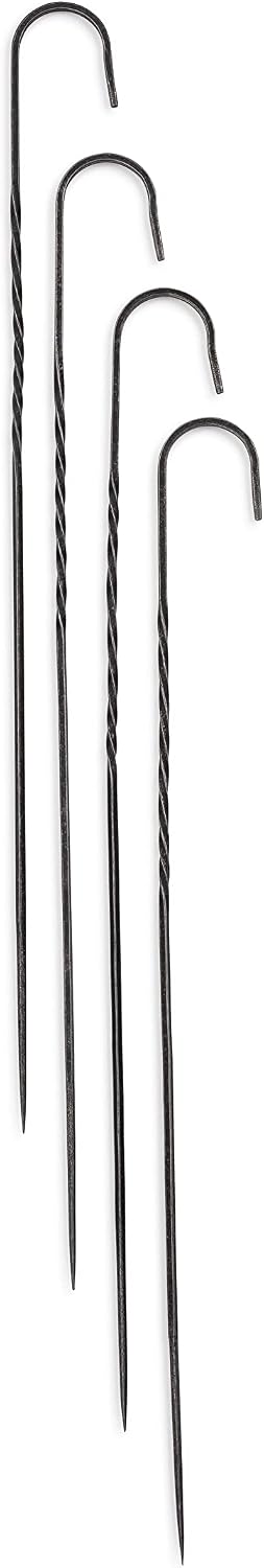 Barebones Cowboy Grill Steel Skewers Set of 4 - Shop  Grill and Fire Pit Accessories at  Trekaline