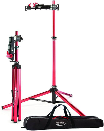 Feedback Sports Pro-Elite Bike Repair Stand Red