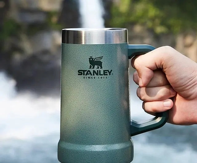 Stanley Adventure Big Grip Beer Stein 24 oz - Shop  Camping Mugs at  Trekaline