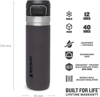 Stanley Go Quick Flip Water Bottle 24 oz - Shop  Water Bottles at  Trekaline
