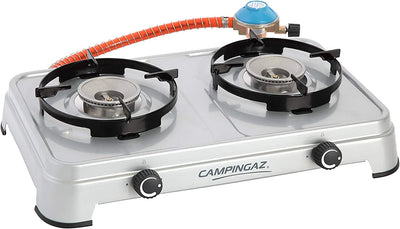 Campingaz Camping Cook CV portable stove with dual burners for outdoor cooking in the Emirates.