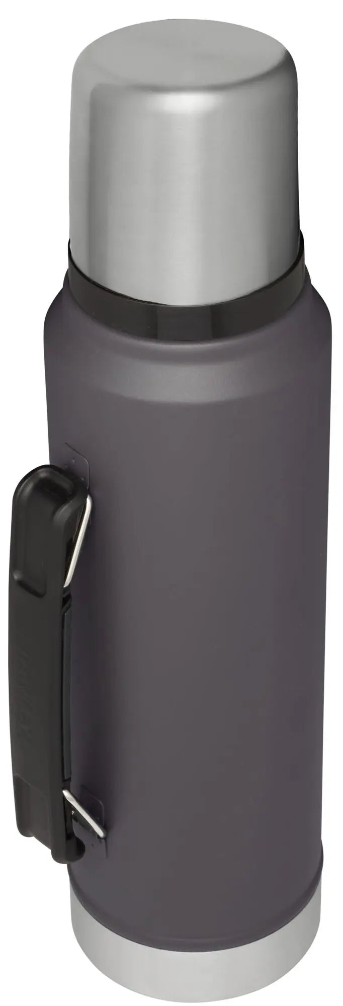 Stanley Classic Legendary Bottle Vacuum Flask - 34 oz, durable outdoor design, grey color with handle.
