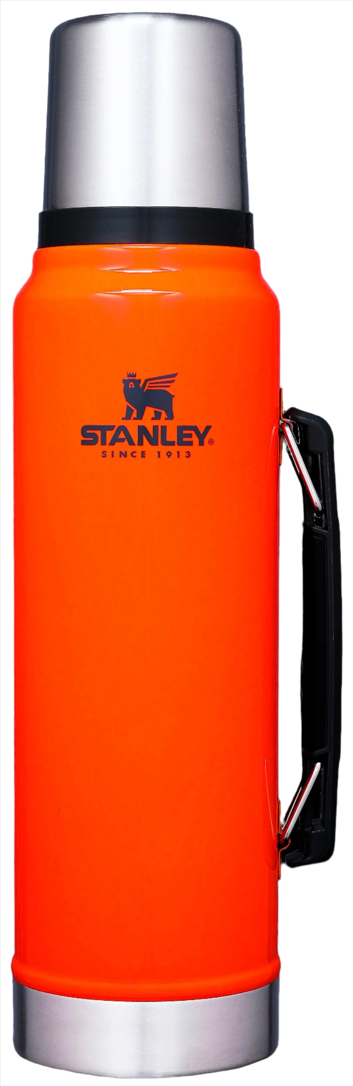 Stanley Classic Legendary Bottle - Durable 34 oz Orange Vacuum Flask