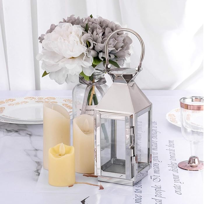 La Hacienda Palma Stainless Steel Lantern