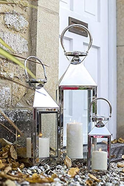 La Hacienda Palma Stainless Steel Lantern