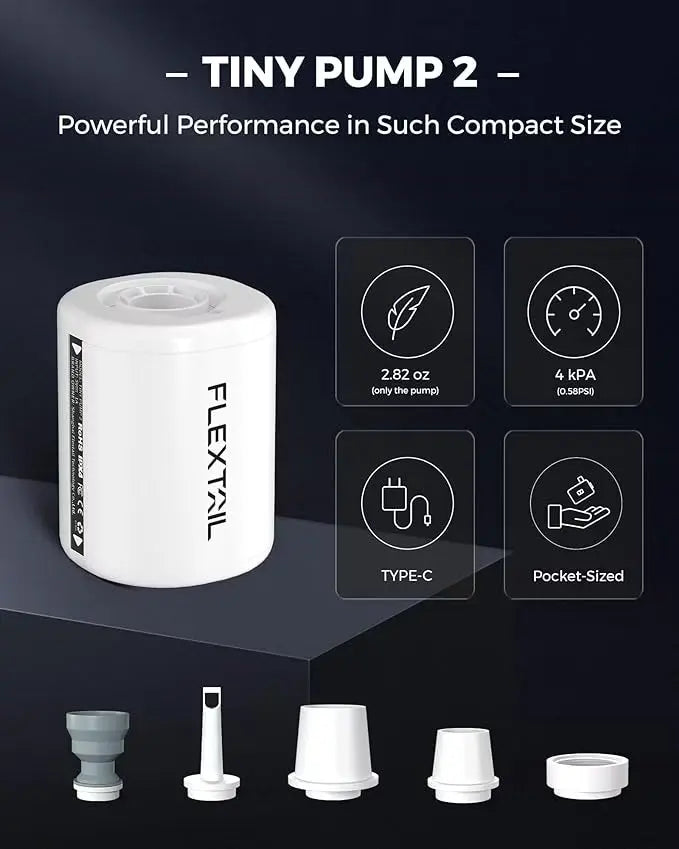 Flextail Tiny Pump X 2024 Mini Inflator - Shop  Air Pumps at  Trekaline