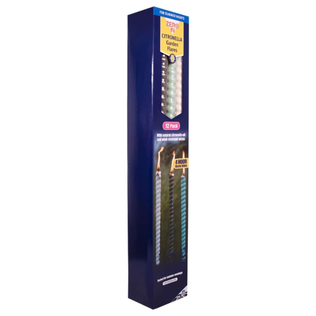 STV Citronella Garden Flares 12-Pack Outdoor Torches