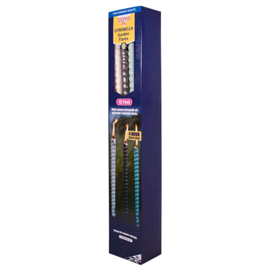 STV Citronella Garden Flares 12-Pack Outdoor Torches