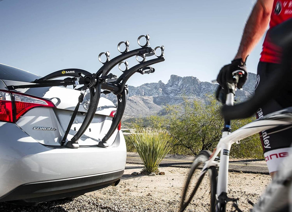 Saris Bones 3-Bike Trunk Rack Bicycle Car Carrier