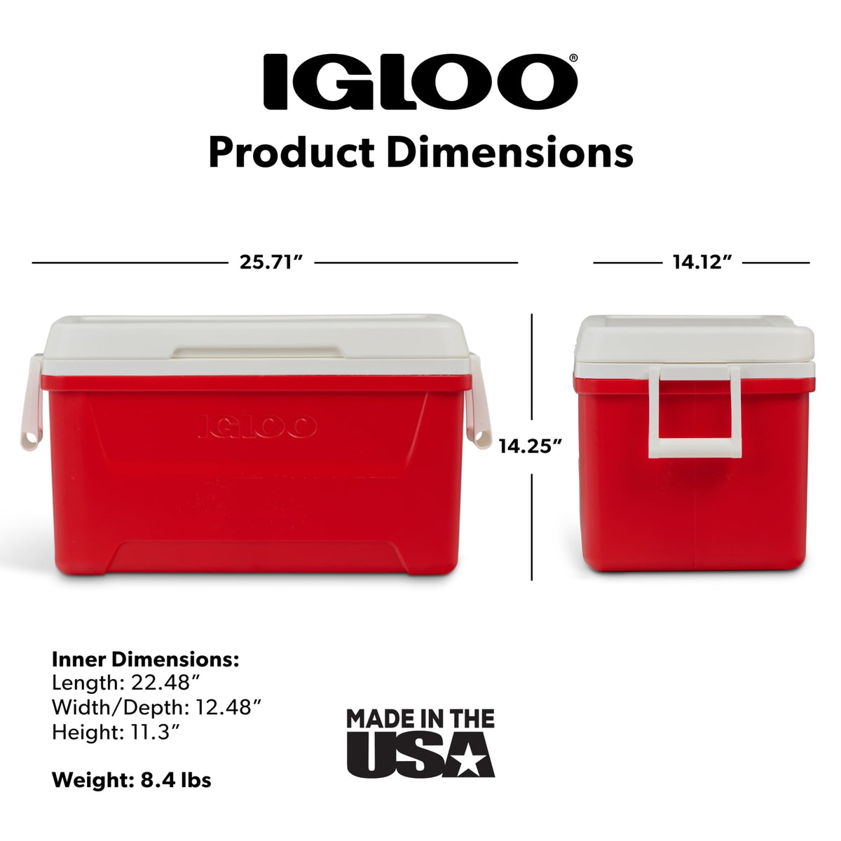 Igloo Laguna Hard Cooler Box 48 Quart - Shop  Hard-sided Coolers at  Trekaline