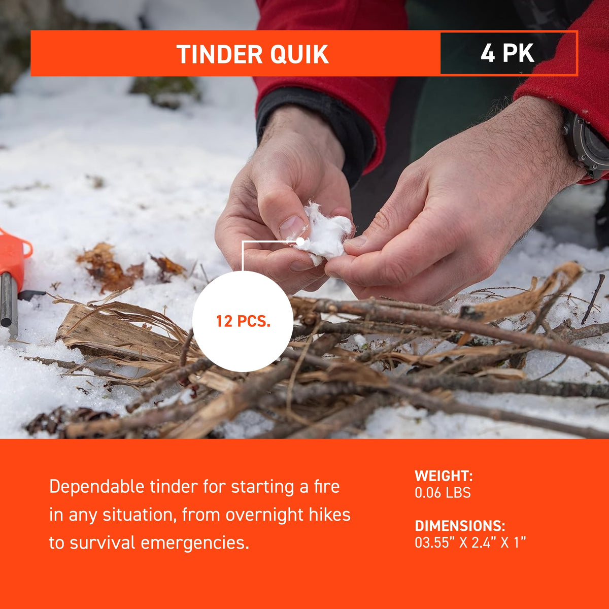 Survive Outdoors Longer Tinder Quik Fire Starter Sticks