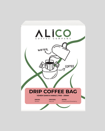 Alico Coffee Yemen Sana'a Haraz Drip Coffee Bags