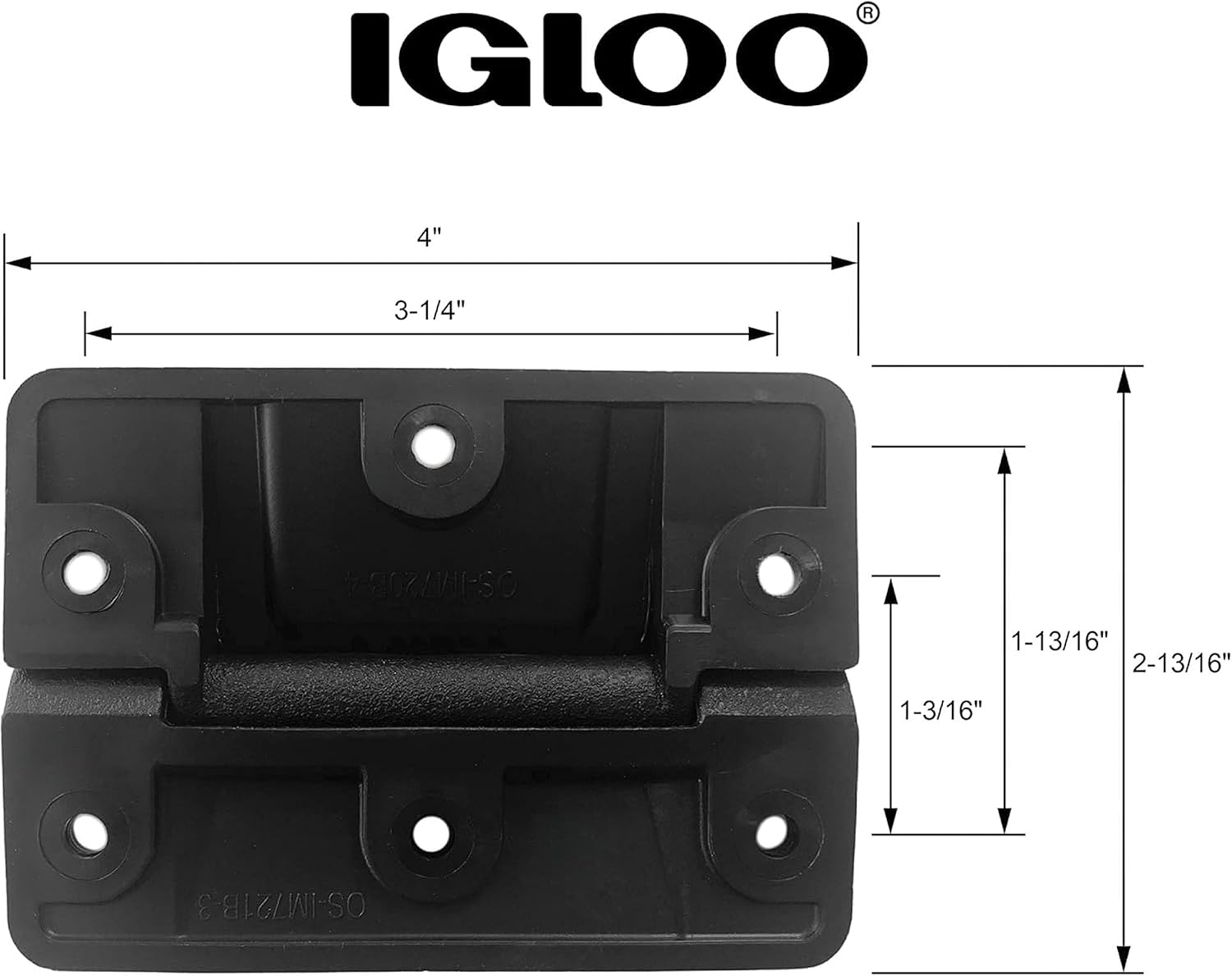 Igloo Ovrlnd Medium Mechanical Hinge Black - Shop  Cooler Accessories at  Trekaline