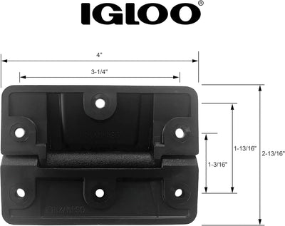 Igloo Ovrlnd Medium Mechanical Hinge Black - Shop  Cooler Accessories at  Trekaline