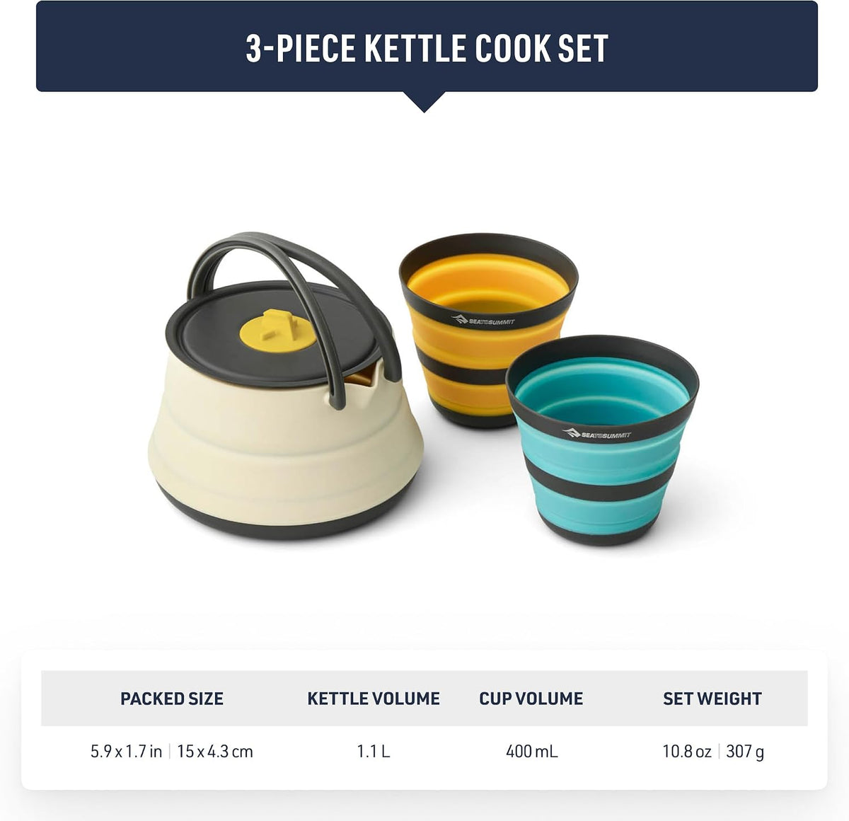 Sea to Summit Frontier Ultralight Collapsible Kettle Set - Shop  Camping Utensil Sets at  Trekaline