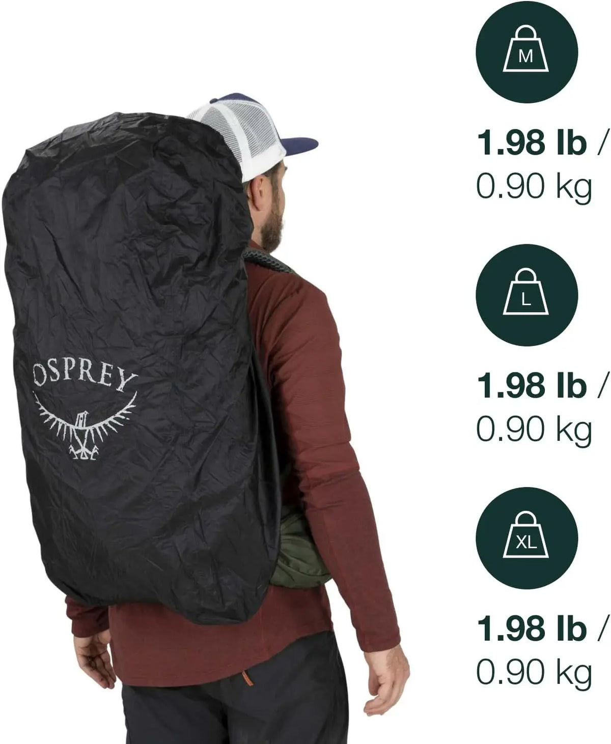 Osprey Ultralight Pack Raincover - Shop  Pack Rain Covers at  Trekaline