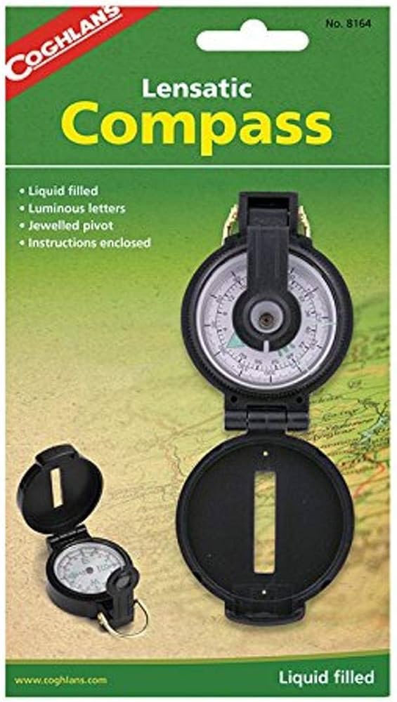 Coghlan's Lensatic Navigation Compass - Shop  Compasses at  Trekaline