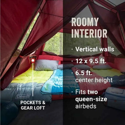 Coleman Instant Skylodge Camping Tent 8 Person - Shop  Camping Tents at  Trekaline