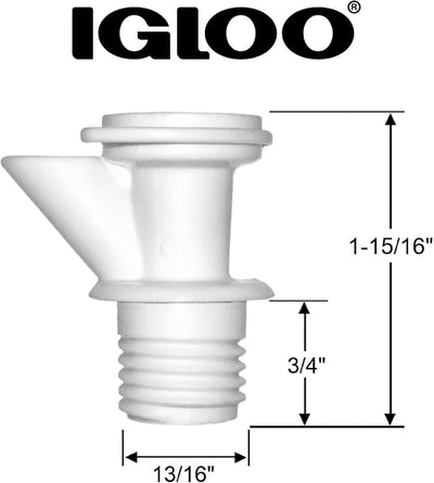 Igloo Standard Push Button Spigot for 2-10 Water Jug - Shop  Cooler Accessories at  Trekaline