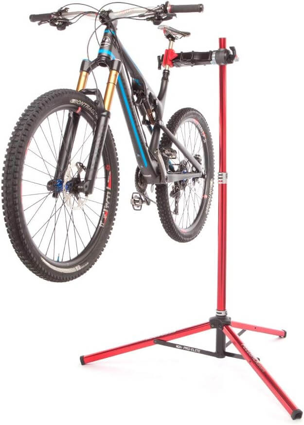 Feedback Sports Pro-Elite Bike Repair Stand Red