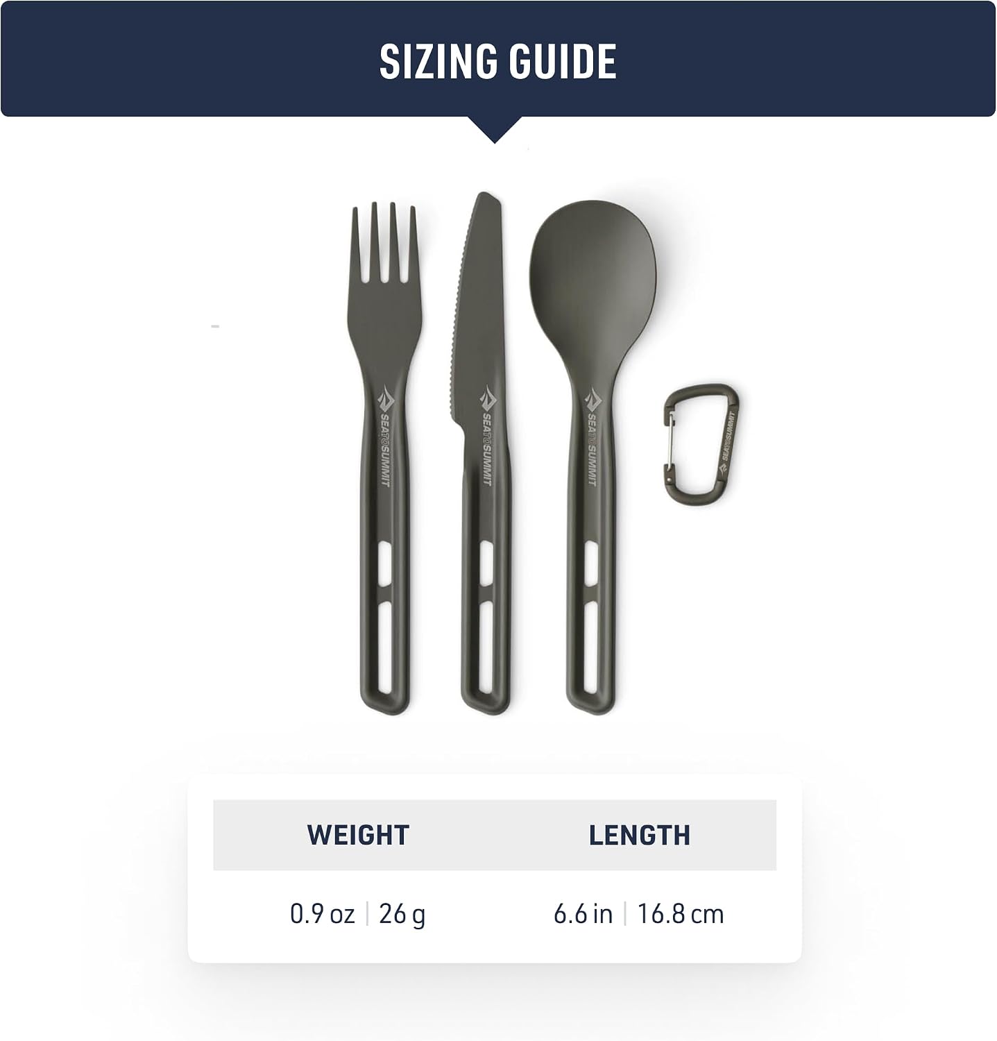 Sea to Summit Frontier Ultralight Cutlery Set - Shop  Camping Utensil Sets at  Trekaline