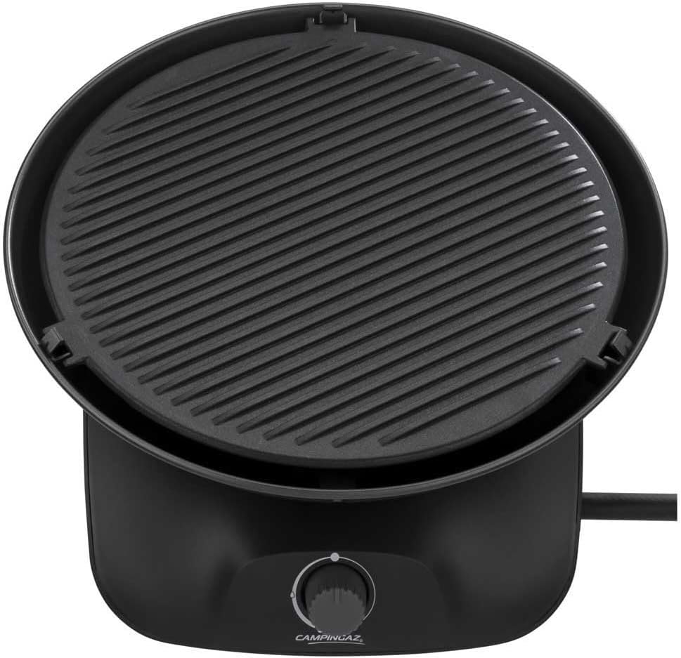 Campingaz 360 Grill Stove CV Anthracite tabletop gas grill with circular design for outdoor cooking.