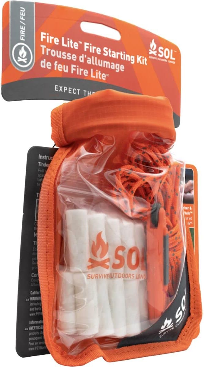 Survive Outdoors Longer Fire Lite Kit in Dry Bag