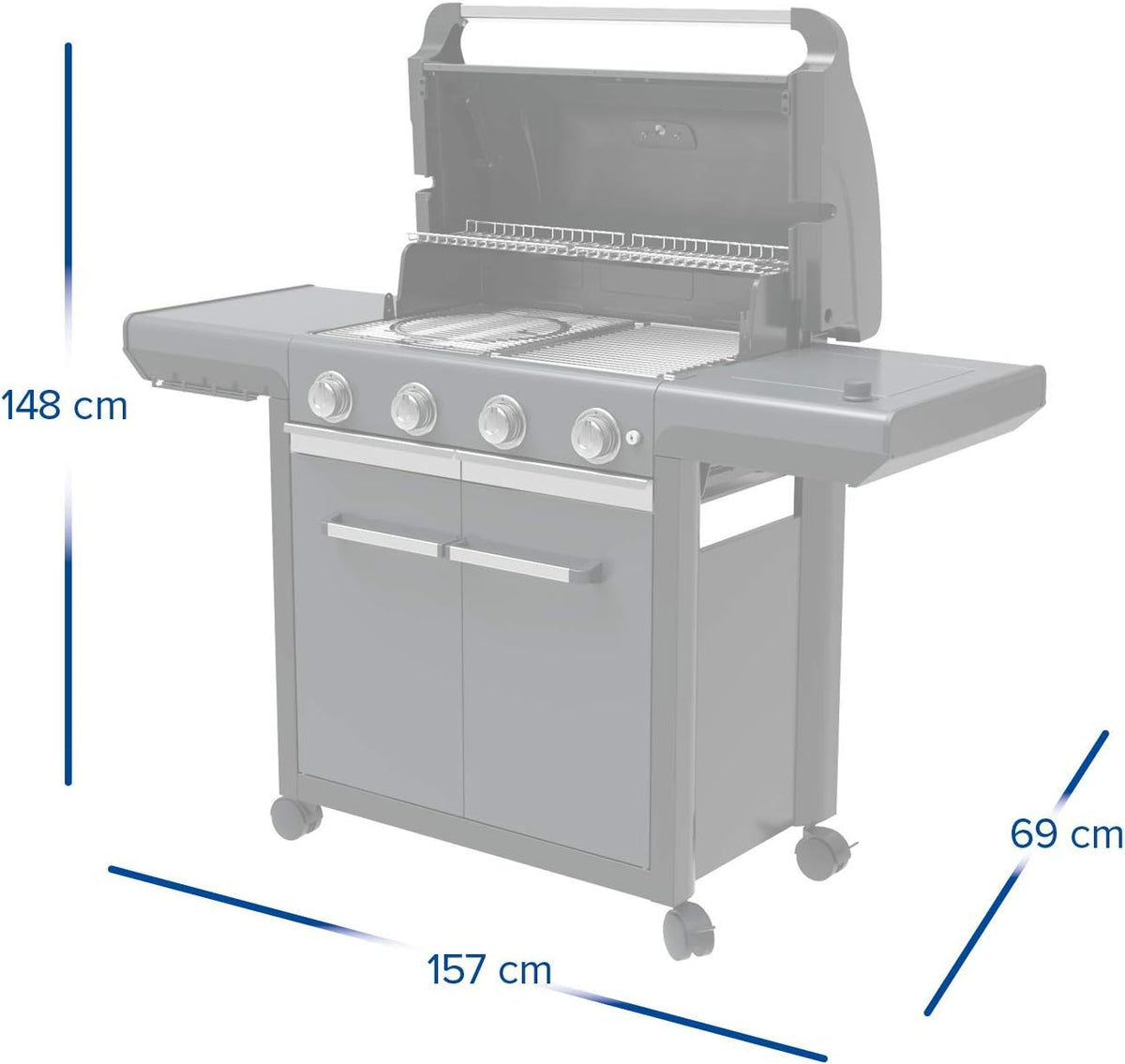 Campingaz 4 Series Premium S Gas Barbecue Grill BBQ
