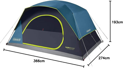 Coleman Dark Room Skydome Tent 8-Person - Shop  Camping Tents at  Trekaline