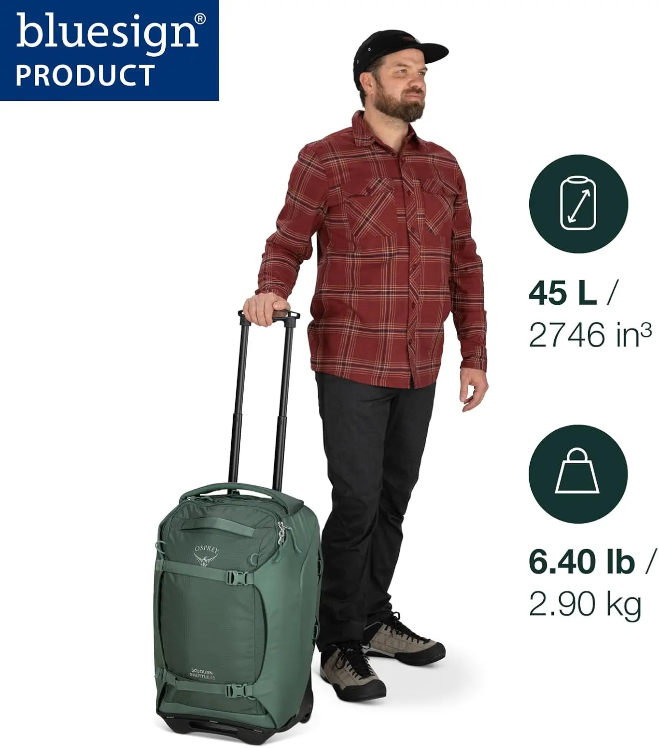 Osprey Sojourn Shuttle Wheeled Duffel 45L - Shop  Wheeled Duffels at  Trekaline